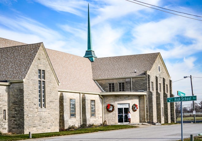 Mount Olive United Methodist Church, 1449 S. High School Road on Nov. 30, 2023, in Indianapolis.